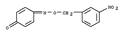 7227-94-3,2,5-Cyclohexadiene-1,4-dione,1-[O-[(3-nitrophenyl)methyl]oxime],p-Benzoquinone,O-(m-nitrobenzyl)oxime (7CI); p-Benzoquinone, mono[O-(m-nitrobenzyl)oxime] (8CI)