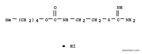 Molecular Structure of 7252-47-3 (pentyl [2-(carbamimidoylsulfanyl)ethyl]carbamate)