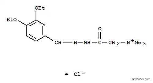 Molecular Structure of 7253-60-3 (2-[(2E)-2-(3,4-diethoxybenzylidene)hydrazinyl]-N,N,N-trimethyl-2-oxoethanaminium)