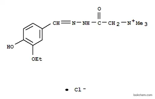 Molecular Structure of 7255-75-6 (2-{2-[(E)-(3-ethoxy-4-oxocyclohexa-2,5-dien-1-ylidene)methyl]hydrazino}-N,N,N-trimethyl-2-oxoethanaminium)