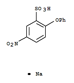 Benzenesulfonic acid,5-nitro-2-phenoxy-, sodium salt (1:1)