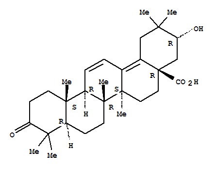 73341-64-7,21α-Hydroxy-3-oxooleana-11,13(18)-dien-28-oic acid,PapyriogeninD