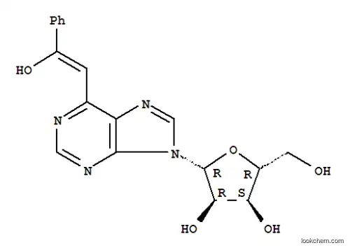 Molecular Structure of 73719-91-2 ((6E)-6-(2-oxo-2-phenylethylidene)-9-pentofuranosyl-6,9-dihydro-1H-purine)