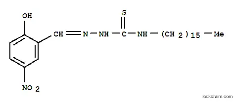 N-hexadecyl-2-[(E)-(3-nitro-6-oxocyclohexa-2,4-dien-1-ylidene)methyl]hydrazinecarbothioamide