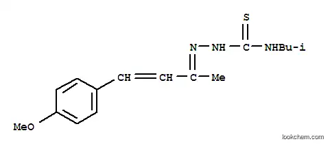 Molecular Structure of 7402-33-7 ((2Z,3E)-4-(4-methoxyphenyl)but-3-en-2-one N-(2-methylpropyl)thiosemicarbazone)