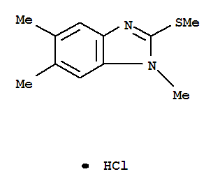 1,5,6-TRIMETHYL-2-METHYLSULFANYL-BENZOIMIDAZOLE HCL