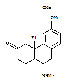 7463-46-9,4a-ethyl-5,6-dimethoxy-10-(methylamino)-1,4,4a,9,10,10a-hexahydrophenanthren-3(2H)-one,NSC 404370