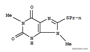 1,9-dimethyl-8-(propylsulfanyl)-3,9-dihydro-1H-purine-2,6-dione