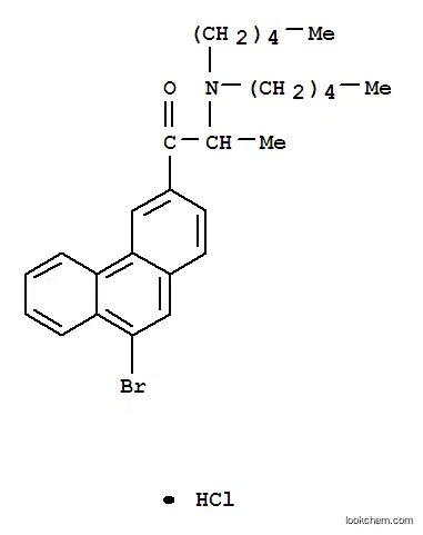 Molecular Structure of 7467-95-0 (1-(9-bromophenanthren-3-yl)-2-(dipentylamino)propan-1-one)