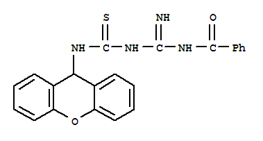 Benzamide,N-[imino[[thioxo(9H-xanthen-9-ylamino)methyl]amino]methyl]- cas  7473-56-5