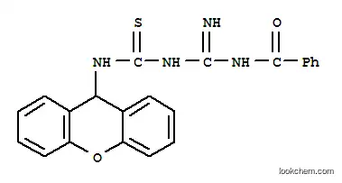 Molecular Structure of 7473-56-5 (N-[(9H-xanthen-9-ylcarbamothioyl)carbamimidoyl]benzamide)