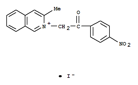 7477-84-1,2-(3-methylisoquinolin-2(3H)-yl)-1-(4-nitrophenyl)ethanone,Isoquinolinium,3-methyl-2-(p-nitrophenacyl)-, iodide (8CI);NSC 402821;
