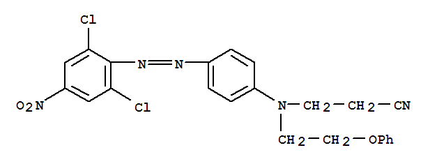 3-[[4-[(2,6-DICHLORO-4-NITROPHENYL)AZO]PHENYL](2-PHENOXYETHYL)AMINO]PROPIONONITRILE