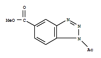 1H-Benzotriazole-5-carboxylicacid, 1-acetyl-, methyl ester cas  7505-59-1