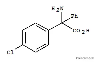Molecular Structure of 7597-64-0 (amino(4-chlorophenyl)phenylacetic acid)