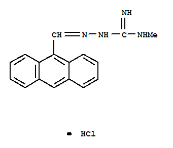 77476-09-6,Hydrazinecarboximidamide,2-(9-anthracenylmethylene)-N-methyl-, hydrochloride (1:1),Hydrazinecarboximidamide,2-(9-anthracenylmethylene)-N-methyl-, monohydrochloride (9CI)