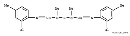 Molecular Structure of 80029-36-3 (Methanimidamide,N,N''-thiobis[N'-(2-chloro-4-methylphenyl)-N-methyl- (9CI))