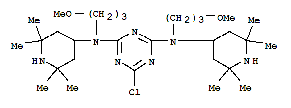 1,3,5-Triazine-2,4-diamine,6-chloro-N2,N4-bis(3-methoxypropyl)-N2,N4-bis(2,2,6,6-tetramethyl-4-piperidinyl)-