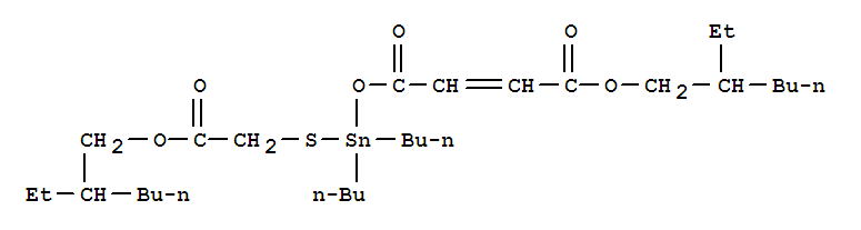 2-Butenedioic acid,1-[dibutyl[[2-[(2-ethylhexyl)oxy]-2-oxoethyl]thio]stannyl] 4-(2-ethylhexyl)ester