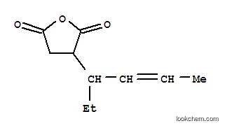 Molecular Structure of 82248-68-8 ((3S)-3-[(1R,2E)-1-ethylbut-2-en-1-yl]dihydrofuran-2,5-dione)