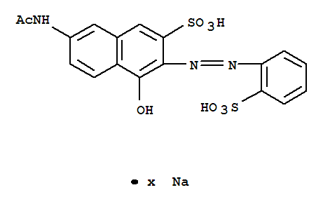 2-Naphthalenesulfonicacid, 7-(acetylamino)-4-hydroxy-3-[2-(2-sulfophenyl)diazenyl]-, sodium salt(1: )