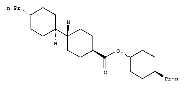 [1,1'-Bicyclohexyl]-4-carboxylicacid, 4'-propyl-, trans-4-propylcyclohexyl ester, (trans,trans)-