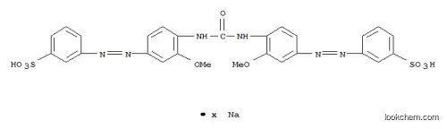 Molecular Structure of 83763-71-7 (Benzenesulfonic acid,3,3'-[carbonylbis[imino(3-methoxy-4,1-phenylene)azo]]bis-, sodium salt (9CI))