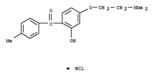 Methanone,[4-[2-(dimethylamino)ethoxy]-2-hydroxyphenyl](4-methylphenyl)-, hydrochloride(9CI)