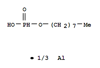 Phosphonic acid,monooctyl ester, aluminum salt (9CI)