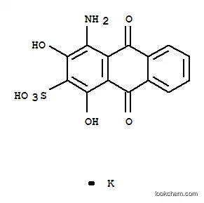 Molecular Structure of 84100-73-2 (potassium 4-amino-9,10-dihydro-1,3-dihydroxy-9,10-dioxoanthracene-2-sulphonate)