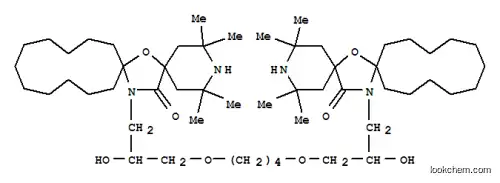 Molecular Structure of 84115-94-6 (7-Oxa-3,20-diazadispiro[5.1.11.2]heneicosan-21-one,20-[2-hydroxy-3-[4-[2-hydroxy-3-(2,2,4,4-tetramethyl-21-oxo-7-oxa-3,20-diazadispiro[5.1.11.2]heneicos-20-yl)propoxy]butoxy]propyl]-2,2,4,4-tetramethyl-)