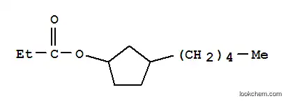Molecular Structure of 84604-50-2 (3-pentylcyclopentyl propionate)