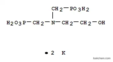 Molecular Structure of 84696-99-1 (dipotassium dihydrogen [[(2-hydroxyethyl)imino]bis(methylene)]bisphosphonate)