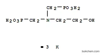 Molecular Structure of 84697-00-7 (tripotassium hydrogen [[(2-hydroxyethyl)imino]bis(methylene)]bisphosphonate)