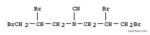 Molecular Structure of 84852-51-7 (bis(2,3-dibromopropyl)cyanamide)