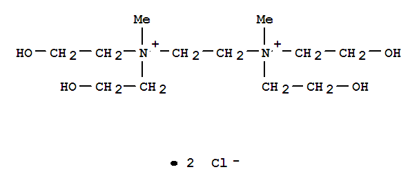 1,2-Ethanediaminium,N1,N1,N2,N2-tetrakis(2-hydroxyethyl)-N1,N2-dimethyl-, chloride (1:2)