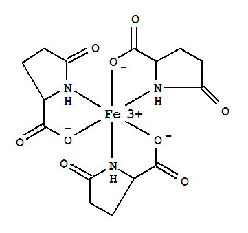 Iron,tris(5-oxoprolinato-kN1,kO2)- (9CI)