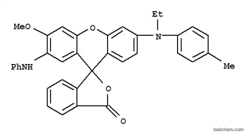 Molecular Structure of 85223-22-9 (2'-anilino-6'-[ethyl(p-tolyl)amino]-3'-methoxyspiro[isobenzofuran-1(3H),9'-[9H]xanthene]-3-one)