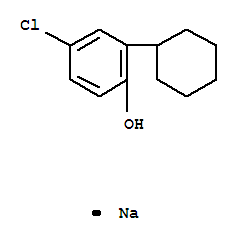 Phenol,4-chloro-2-cyclohexyl-, sodium salt (1:1)
