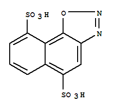 Naphtho[2,1-d]-1,2,3-oxadiazole-5,9-disulfonic acid