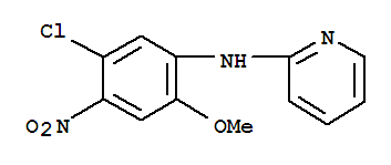 85896-08-8,N-(5-chloro-2-methoxy-4-nitrophenyl)pyridin-2-amine,2-Pyridinamine,N-(5-chloro-2-methoxy-4-nitrophenyl);EINECS 288-785-8;
