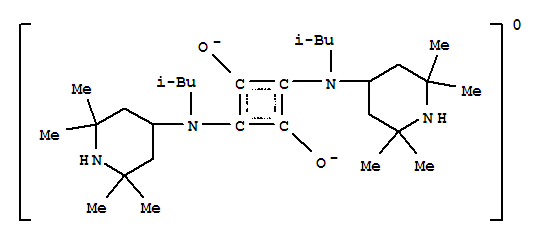 Cyclobutenediylium,1,3-dihydroxy-2,4-bis[(2-methylpropyl)(2,2,6,6-tetramethyl-4-piperidinyl)amino]-,bis(inner salt) (9CI)