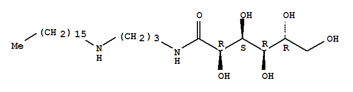 D-Gluconamide,N-[3-(hexadecylamino)propyl]-