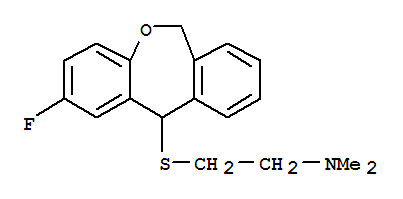 Ethanamine,2-[(2-fluoro-6,11-dihydrodibenz[b,e]oxepin-11-yl)thio]-N,N-dimethyl-