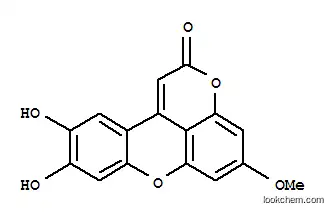 Molecular Structure of 89783-74-4 (9,10-dihydroxy-5-methoxy-2H-pyrano[2,3,4-kl]xanthen-2-one)