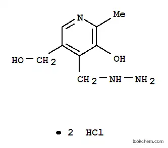 Molecular Structure of 90641-68-2 (4-(hydrazinylmethyl)-5-(hydroxymethyl)-2-methylpyridin-3-ol)
