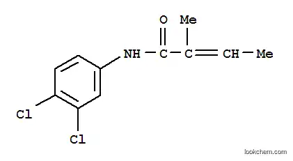 Molecular Structure of 91193-47-4 ((2E)-N-(3,4-dichlorophenyl)-2-methylbut-2-enamide)