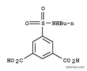 Molecular Structure of 91642-71-6 (5-(butylsulfamoyl)benzene-1,3-dicarboxylic acid)