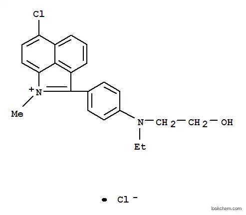 6-chloro-2-[4-[ethyl(2-hydroxyethyl)amino]phenyl]-1-methylbenz[cd]indolium chloride