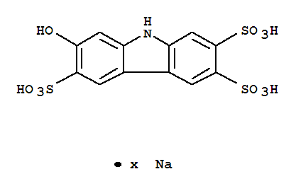 93775-99-6,7-hydroxy-9H-carbazole-2,3,6-trisulphonic acid, sodium salt,9H-Carbazole-2,3,6-trisulfonicacid, 7-hydroxy-, sodium salt (9CI)